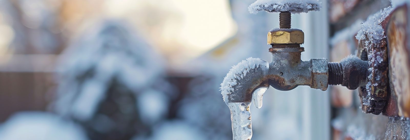 In cold weather, it's helpful to disconnect hoses from exterior faucets and shut off interior valves to outdoor water lines if available.